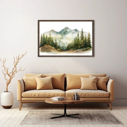 Tranquil Mountain Landscape Poster
