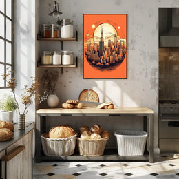 Urban Sunset Poster