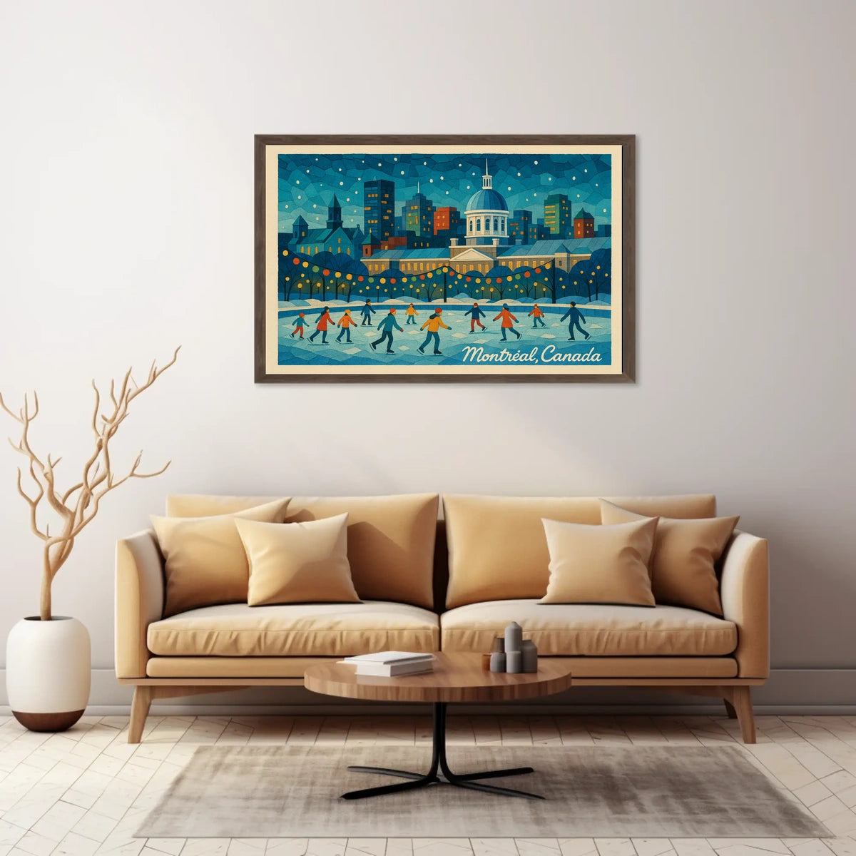 Winter in Montréal Poster