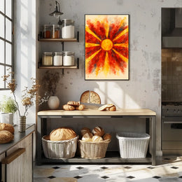 Radiant Sunburst Poster