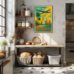 Fly to Miami Poster