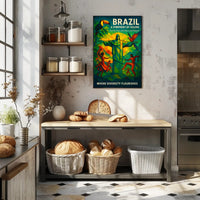 Brazil A Symphony of Colors Poster
