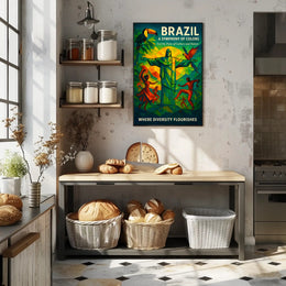 Brazil A Symphony of Colors Poster