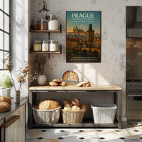 Prague The Heart of Europe Poster