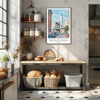 Brooklyn Bridge in New York Poster PosterGoat