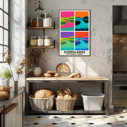 Everglades National Park Vibrant Reflections Poster