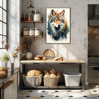 Majestic Wolf In Nature Poster PosterGoat