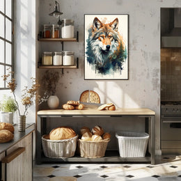 Majestic Wolf In Nature Poster PosterGoat
