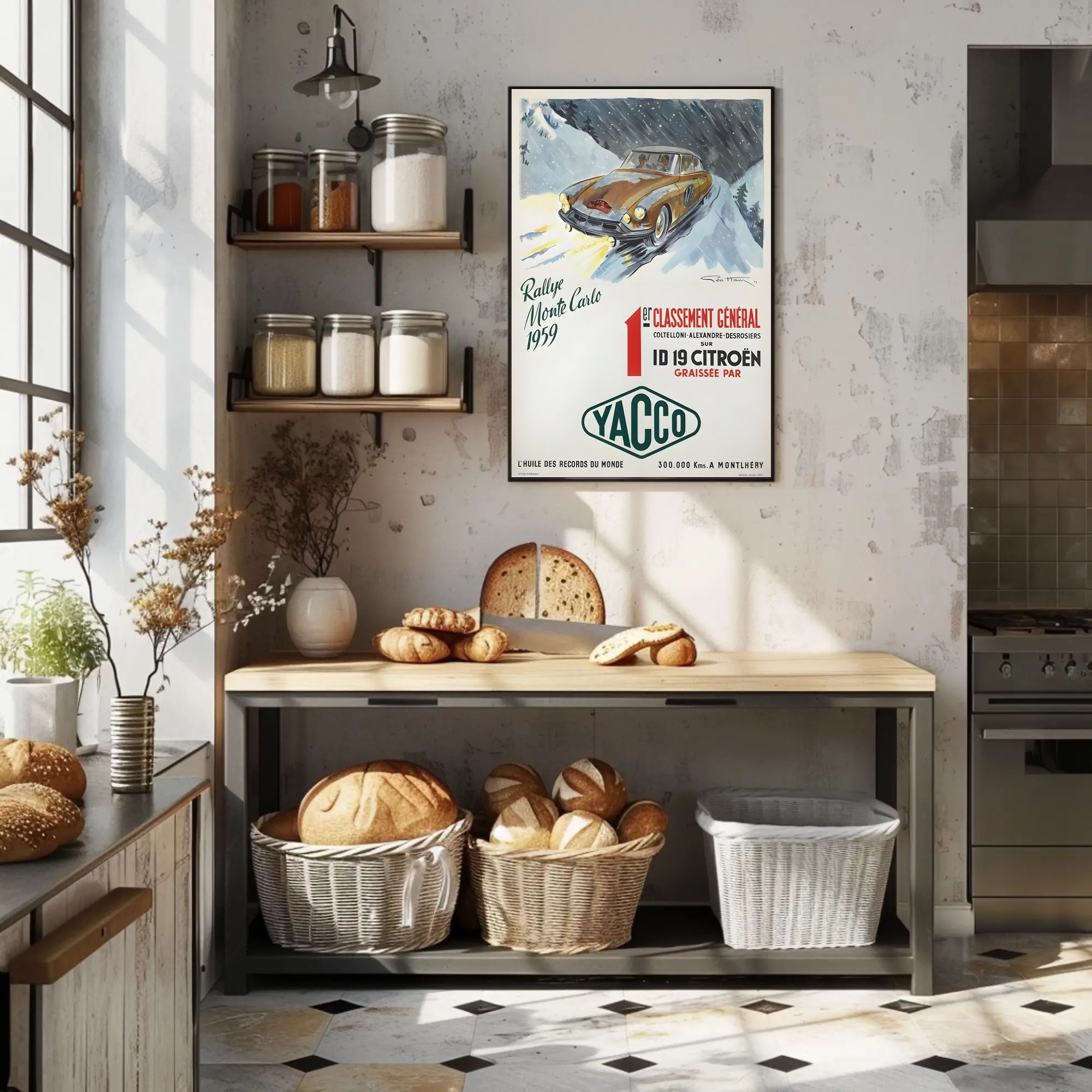 Rallye Monte Carlo 1959 Victory Poster
