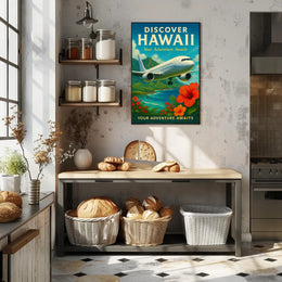 Discover Hawaii Wall Art Print Decor PosterGoat