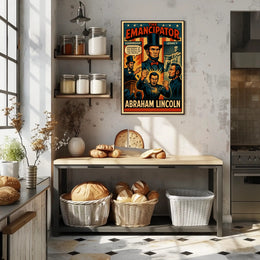Abraham Lincoln The Emancipator Poster PosterGoat
