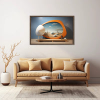 Surreal Desert Dreamscape in Abstract or Artistic Poster