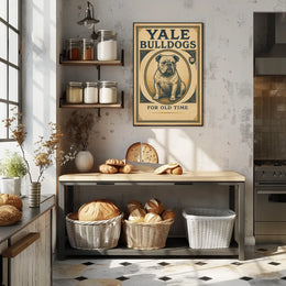 Yale Bulldogs For Old Time Poster