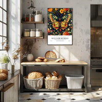 Butterfly Motifs in Art Nouveau Heritage Poster