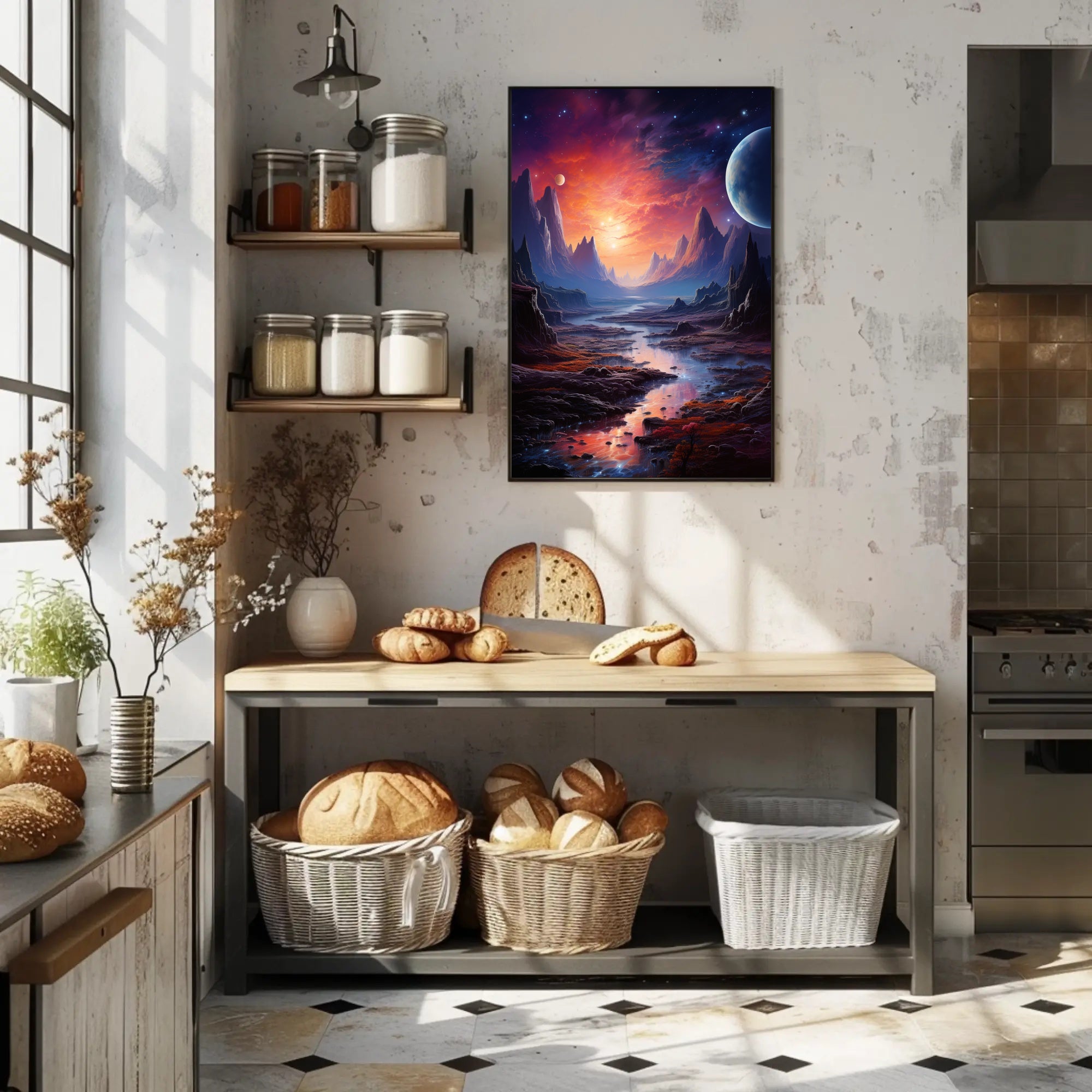 Celestial Landscape Poster PosterGoat