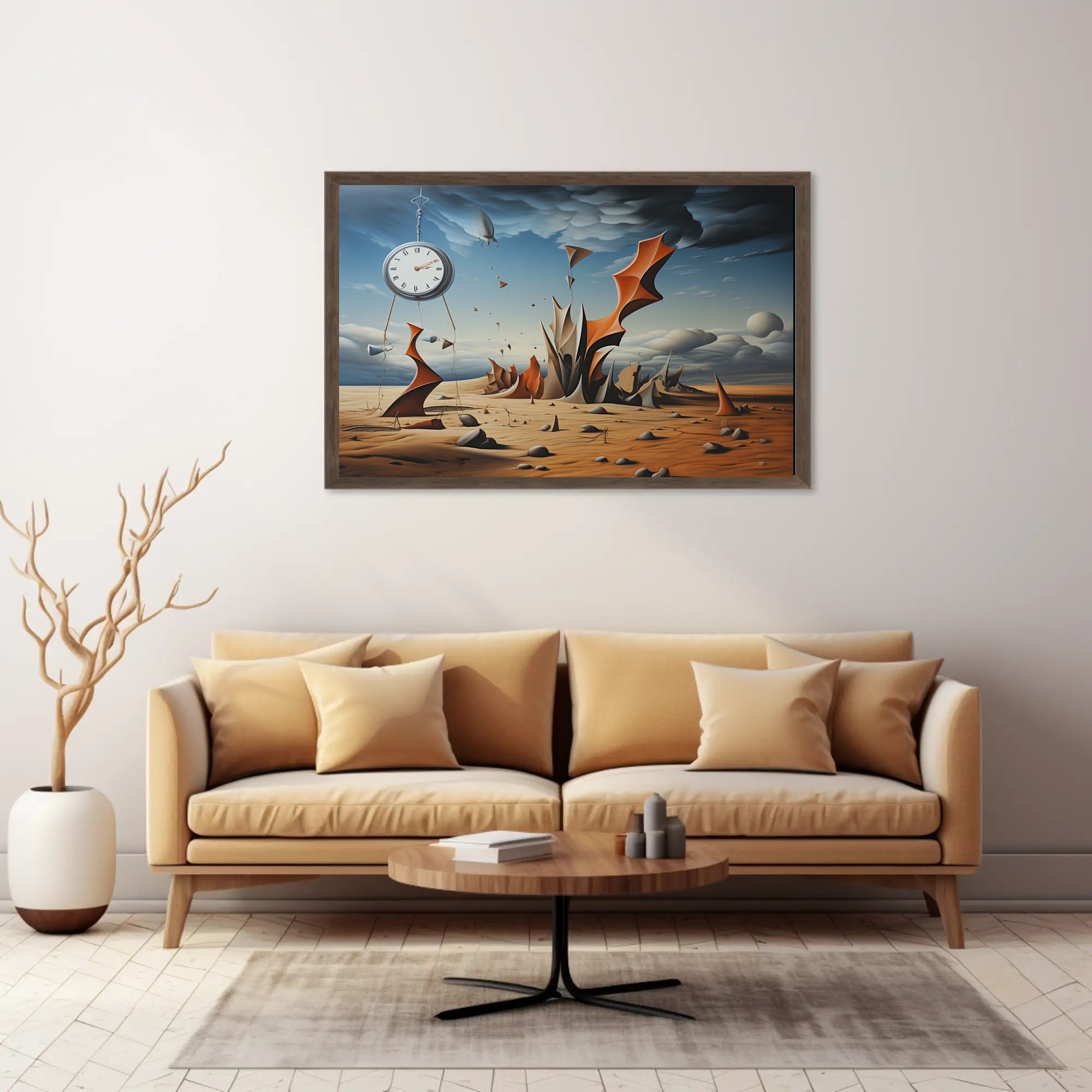 Timeless Desert Dreamscape: Abstract or Artistic Poster