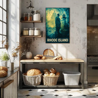 Rhode Island Landmarks Poster