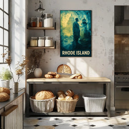 Rhode Island Landmarks Poster