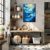 Oceanic Whirl Poster