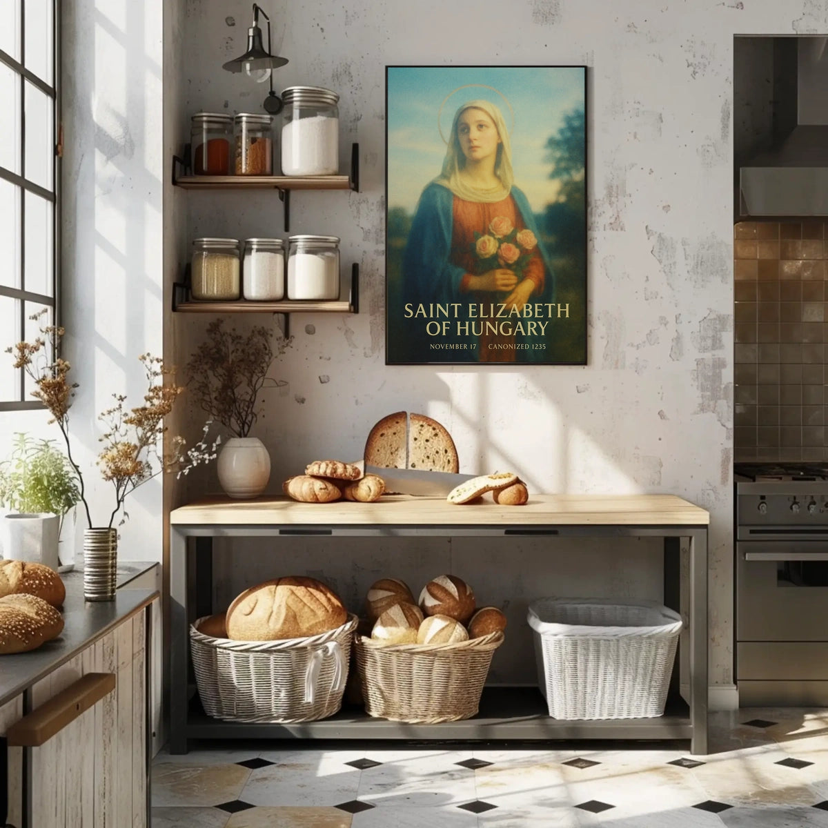 Saint Elizabeth Of Hungary Poster