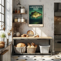 Largemouth Bass Poster PosterGoat