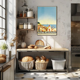 Hapag-Reisebüro Beach Scene Poster