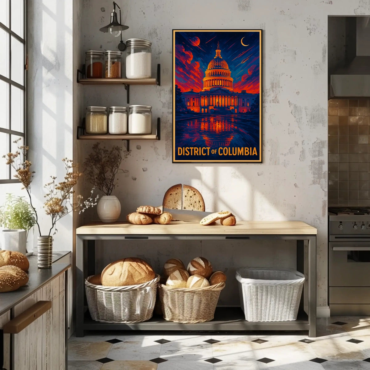 District Of Columbia Capitol Poster