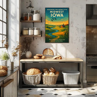 Discover The Heart Of Iowa Poster