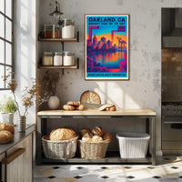 Oakland Bright Side Of The Bay Poster