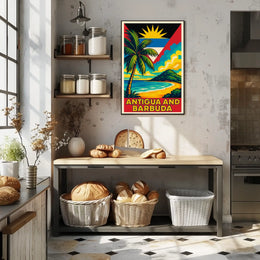 Antigua And Barbuda Paradise Poster