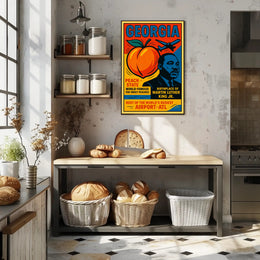 Georgia Peach State Travel Poster