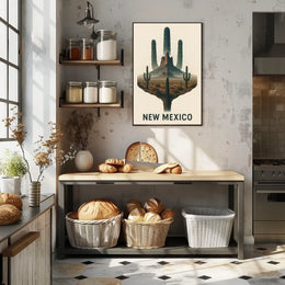 New Mexico Desert Landscape Poster