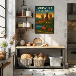Louisville, Kentucky The Gateway to the South Poster