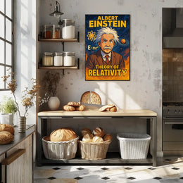 Albert Einstein Theory Of Relativity Poster