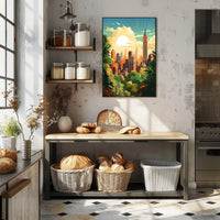 Urban Sunrise Poster