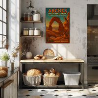 Arches Architectural Elegance Art Poster
