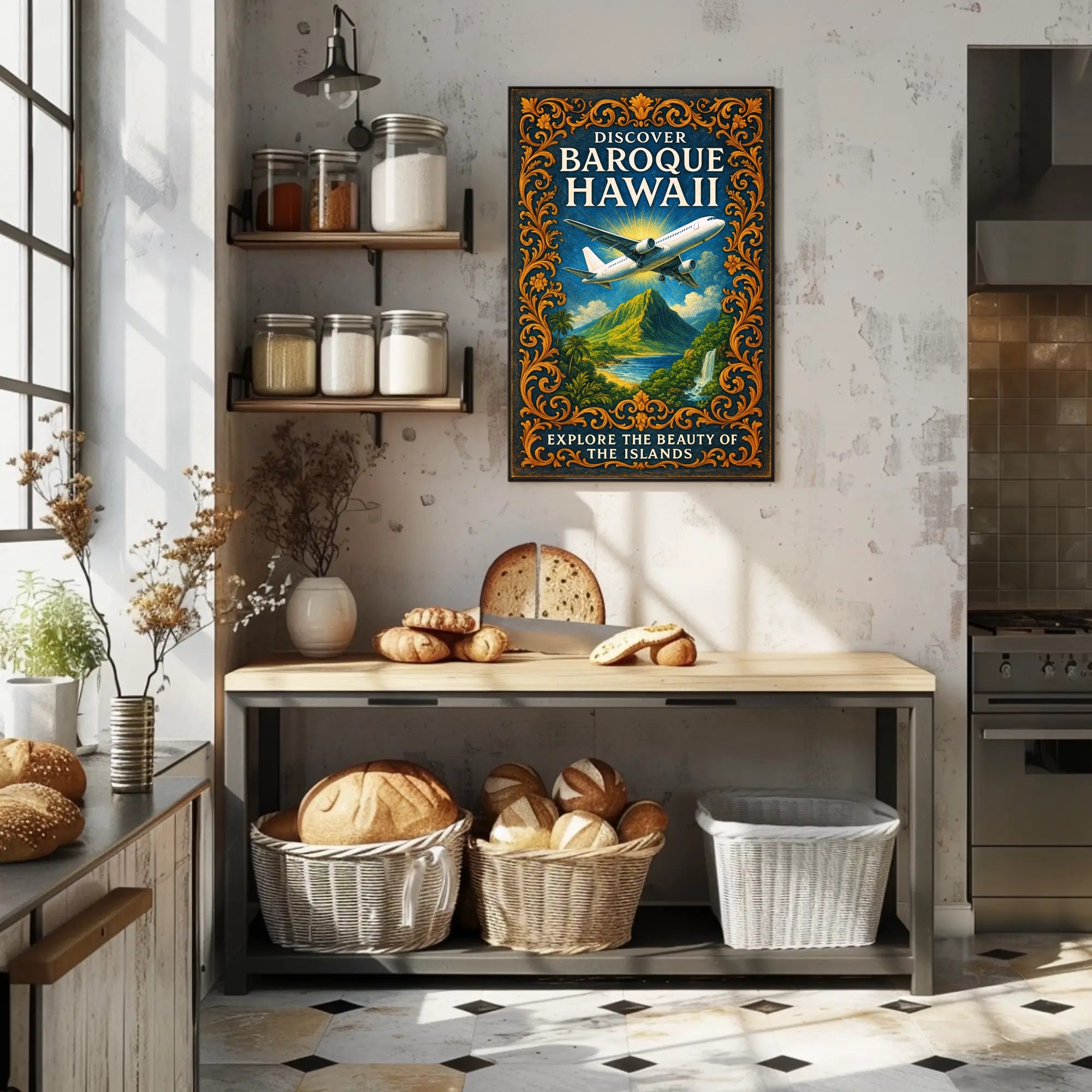 Discover Baroque Hawaii Poster PosterGoat