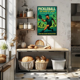 Pickleball The Game of Aces Poster