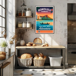 Honolulu Adventure Poster PosterGoat