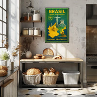 Brazil Ordem E Progresso Poster