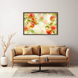 Watercolor Apples Poster