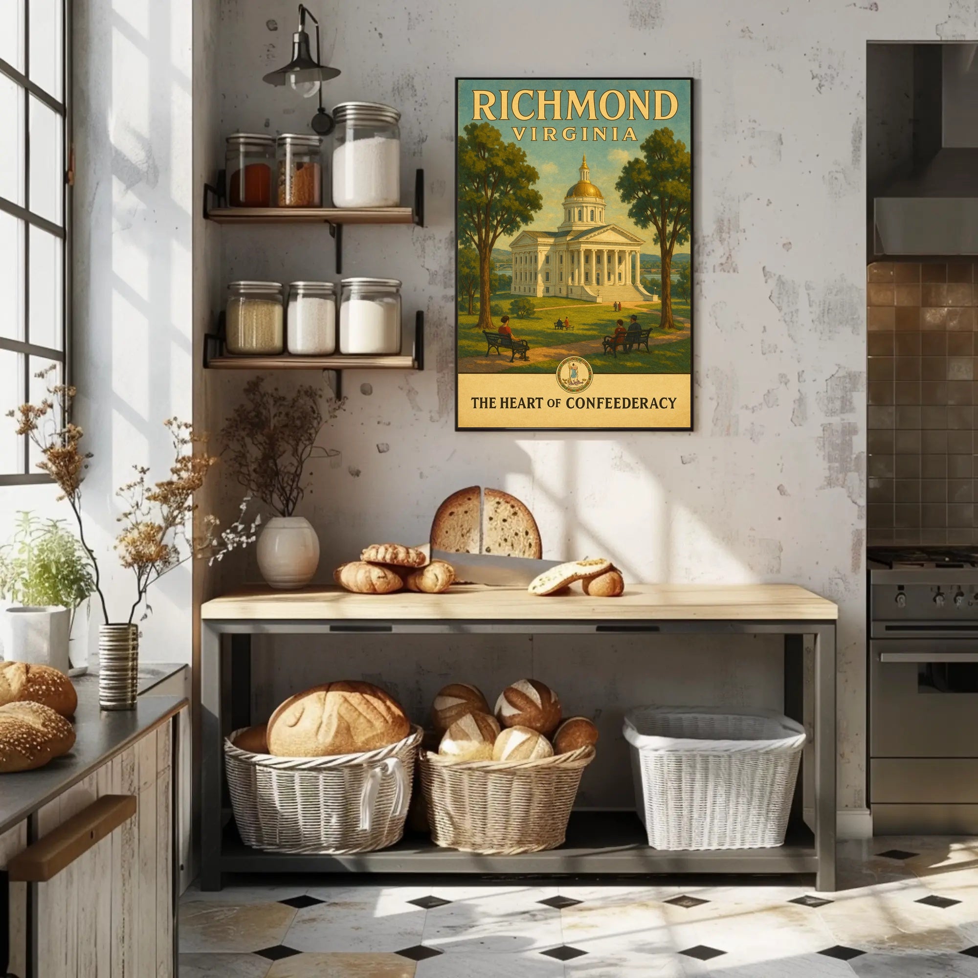 Richmond, Virginia: The Heart of Confederacy Poster