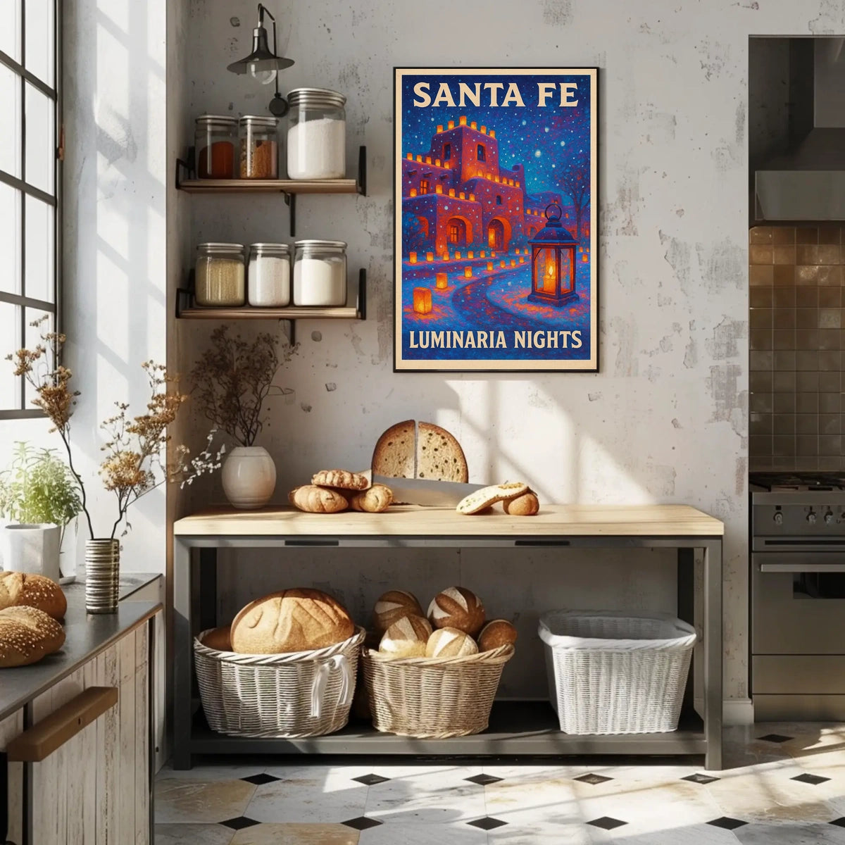 Santa Fe Luminaria Nights Poster