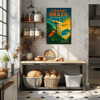 Vibrant Brazil Where Nature Meets Poster