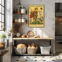 Saint George Patron Saint Poster PosterGoat