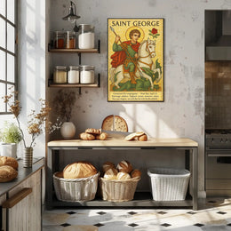 Saint George Patron Saint Poster PosterGoat