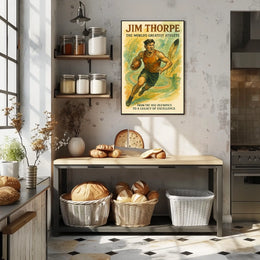 Jim Thorpe Icon of Athletic Excellence Jim Thorpe Poster