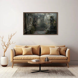 Mystical Renaissance Garden Fantasy Poster Art