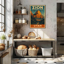 Zion National Park Poster