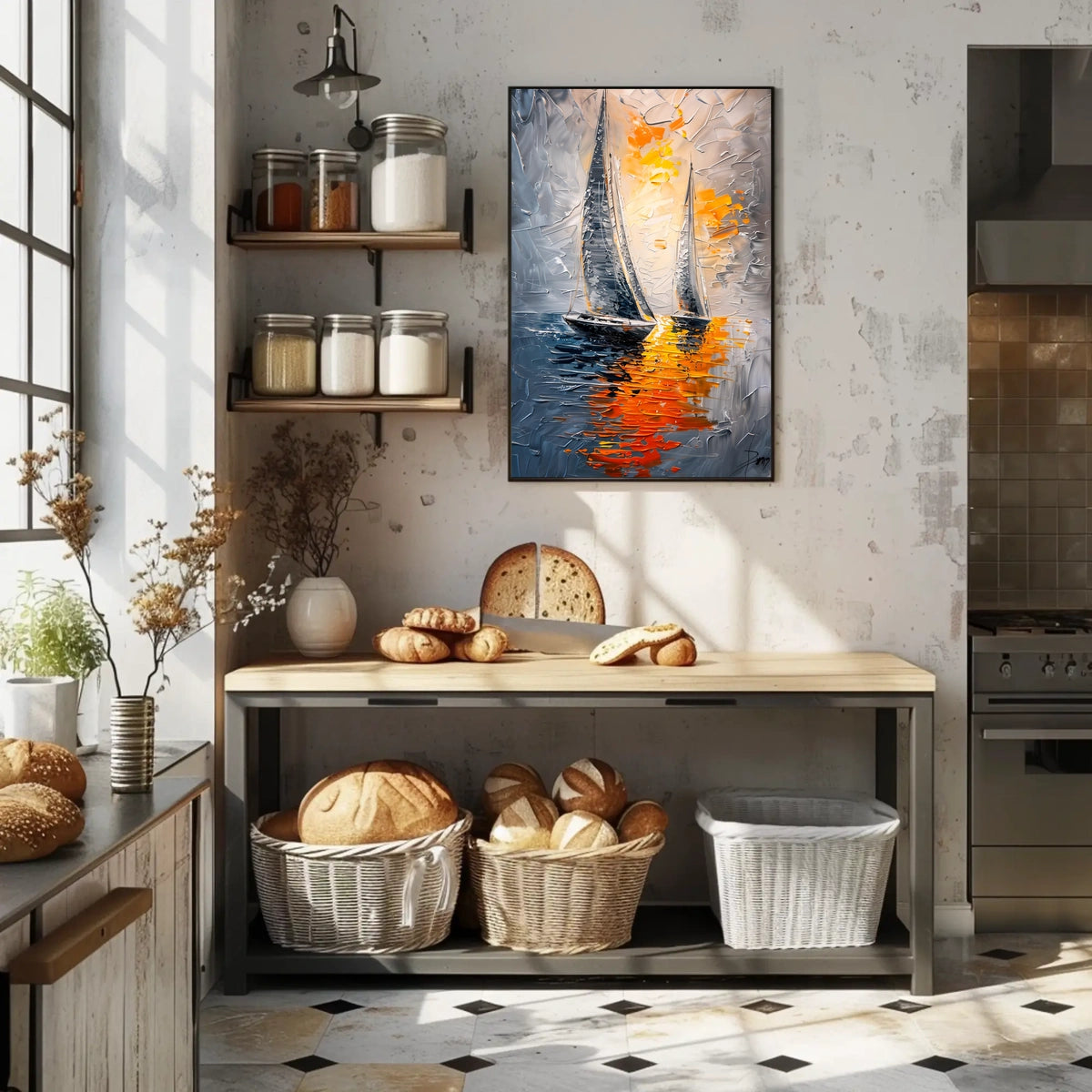 Sailing into the Sunset Poster